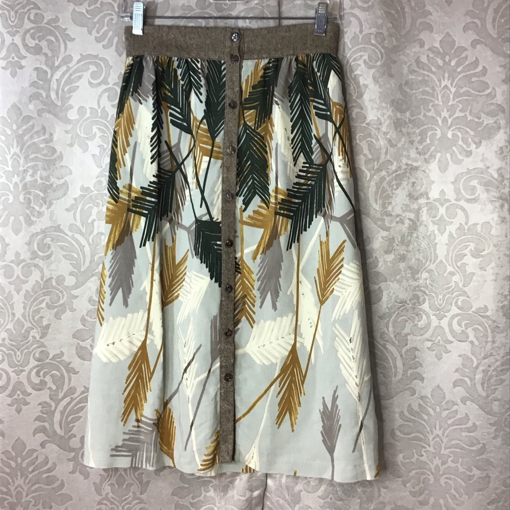 Anthropologie Edme & Esyllte Print Skirt In Small